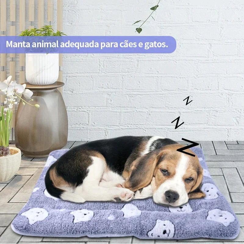 Cobertor peludo - serve como caminha para seu pet - Náutica.Esp