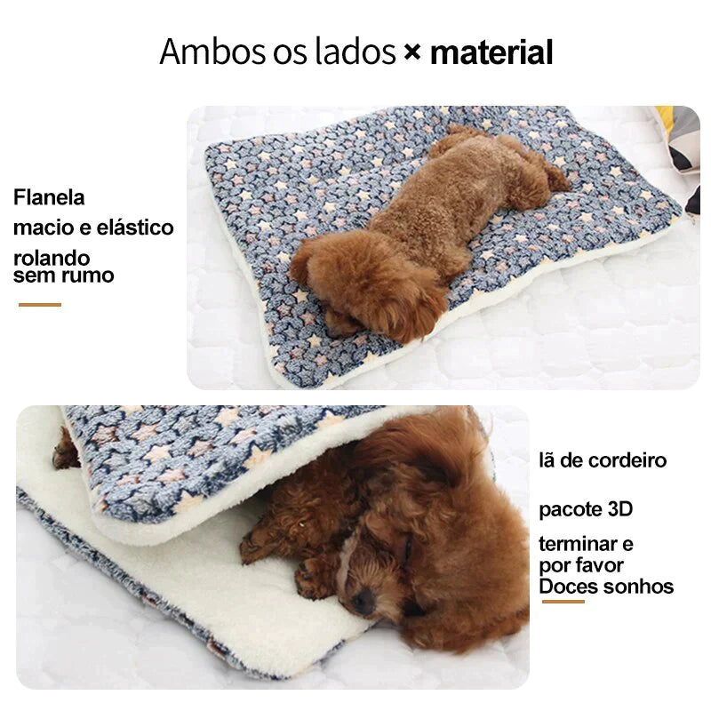 Cobertor peludo - serve como caminha para seu pet - Náutica.Esp